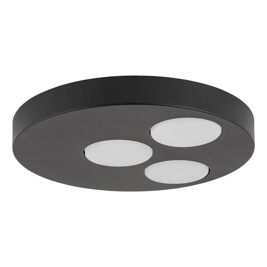 Iluminação de teto BROS 3xGX53/12W/230V preto