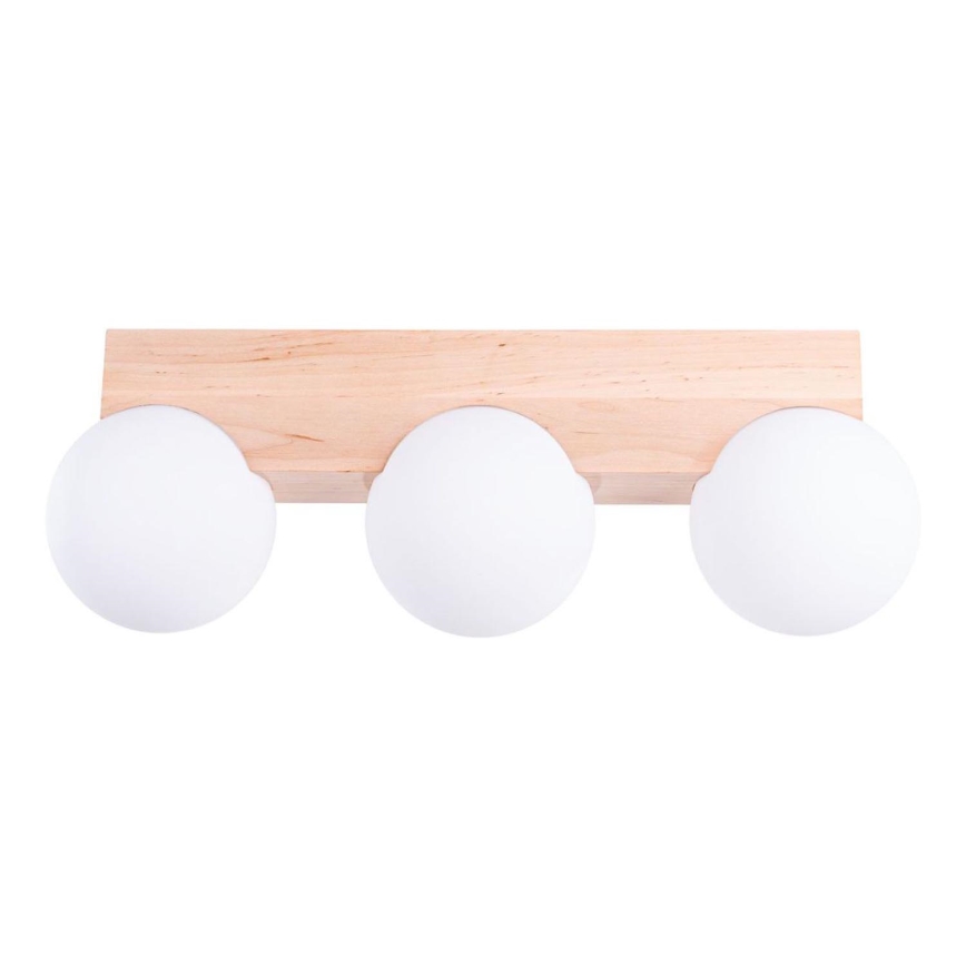 Iluminação de teto BULBO 3xG9/8W/230V faia/branco