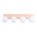 Iluminação de teto BULBO 4xG9/8W/230V faia/branco