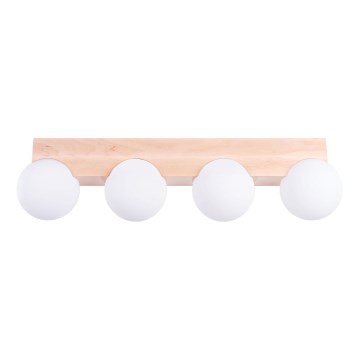 Iluminação de teto BULBO 4xG9/8W/230V faia/branco