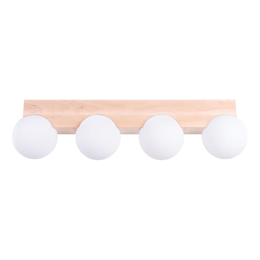 Iluminação de teto BULBO 4xG9/8W/230V faia/branco