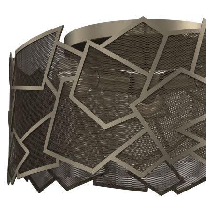 Iluminação de teto CAMO 3xE27/15W/230V dourado