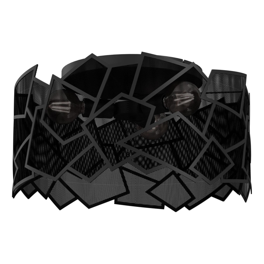 Iluminação de teto CAMO 3xE27/15W/230V preto