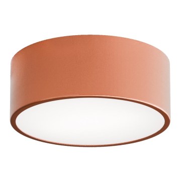 Iluminação de teto CLEO 1xE27/24W/230V diâmetro 20 cm cobre