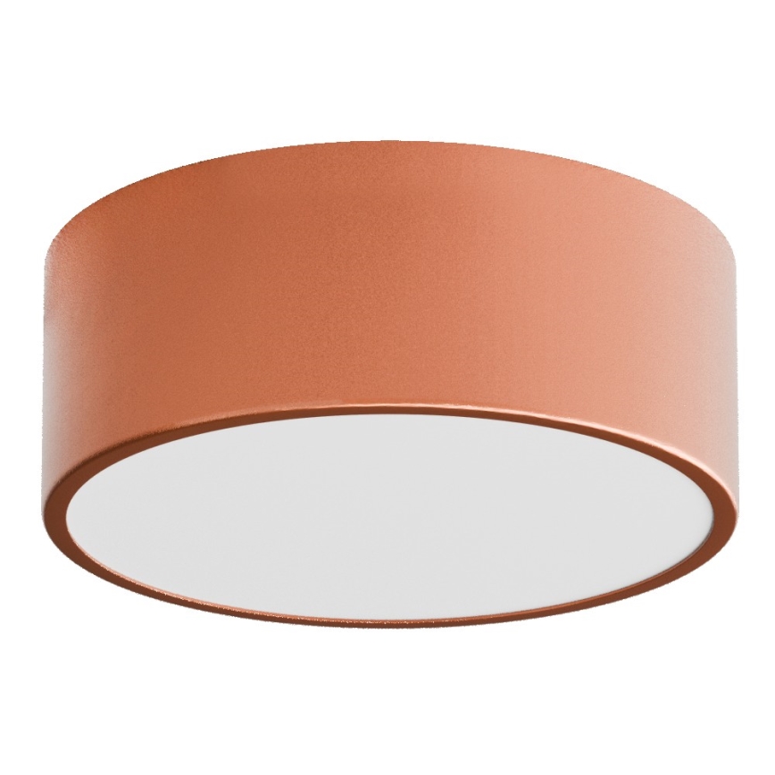 Iluminação de teto CLEO 1xE27/24W/230V diâmetro 20 cm cobre