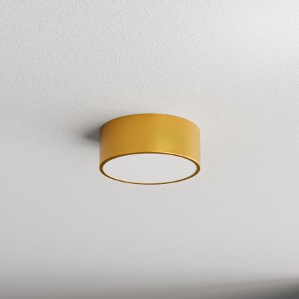 Iluminação de teto CLEO 1xE27/24W/230V diâmetro 20 cm dourado
