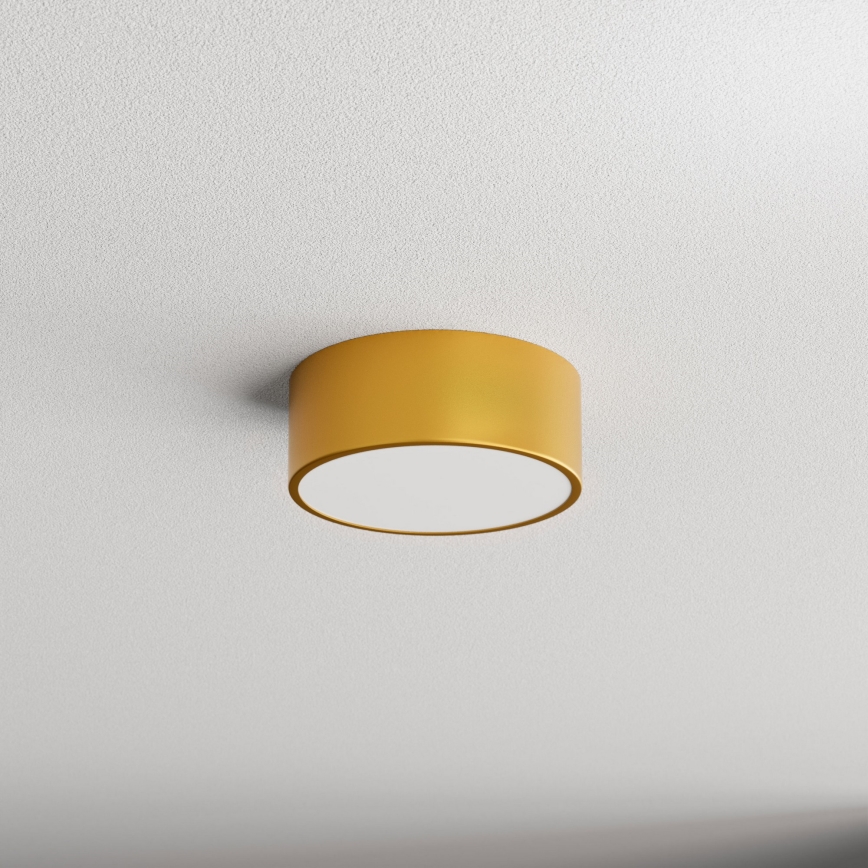 Iluminação de teto CLEO 1xE27/24W/230V diâmetro 20 cm dourado