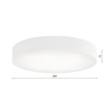 Iluminação de teto CLEO 4xE27/24W/230V d. 50 cm branca