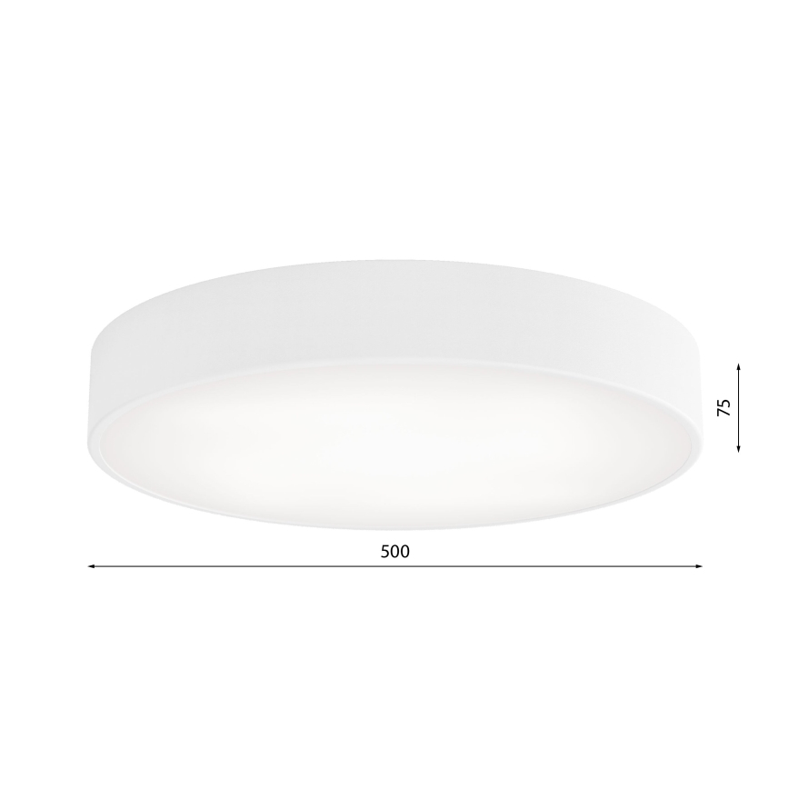 Iluminação de teto CLEO 4xE27/24W/230V d. 50 cm branca