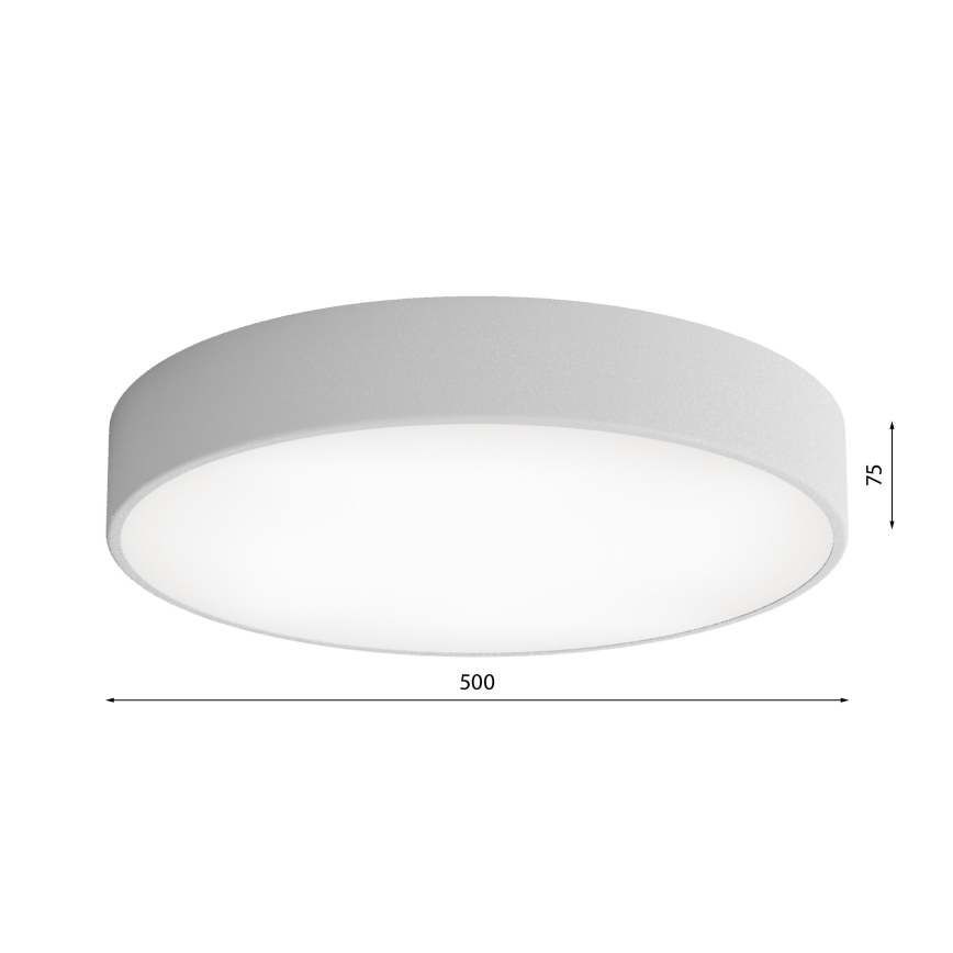 Iluminação de teto CLEO 4xE27/24W/230V d. 50 cm cinzenta