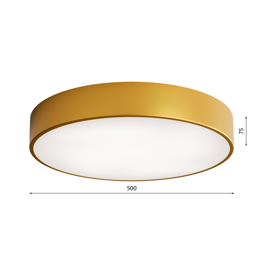Iluminação de teto CLEO 4xE27/24W/230V d. 50 cm dourada