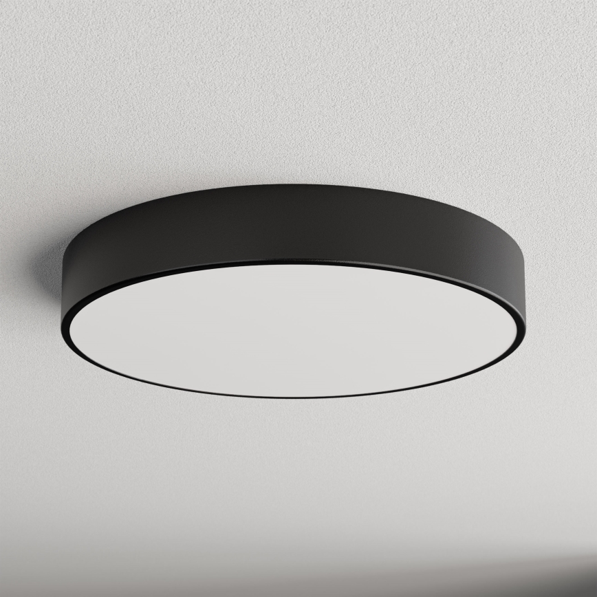 Iluminação de teto CLEO 4xE27/24W/230V d. 50 cm preta