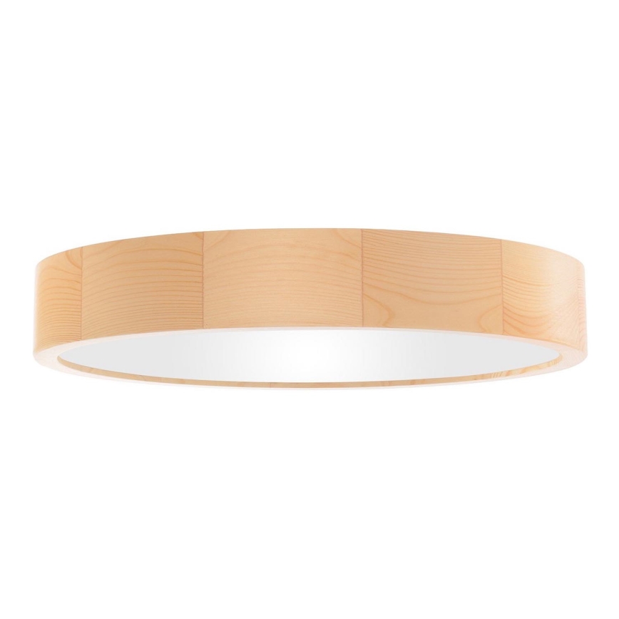 Iluminação de teto CLEO 5xE27/24W/230V diâmetro 57,5 cm pinho