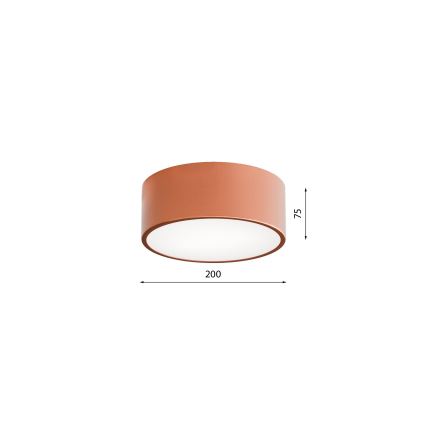 Iluminação de teto com sensor CLEO 1xE27/40W/230V d. 20 cm cobre