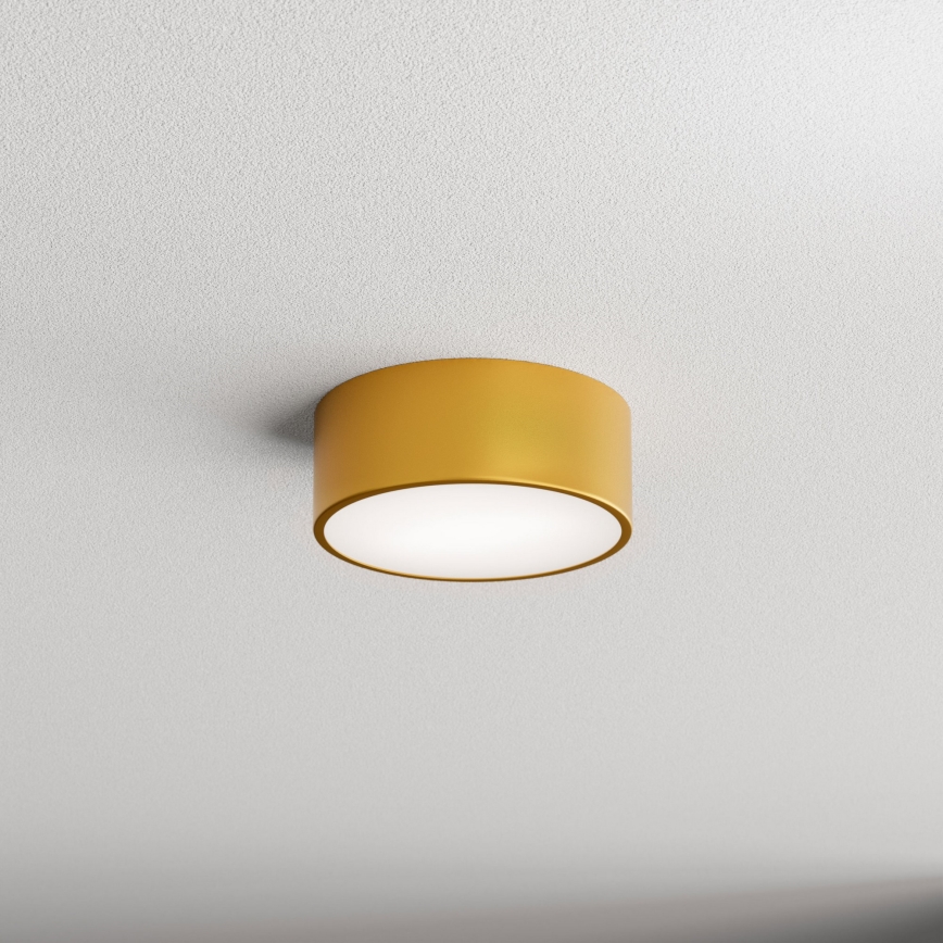 Iluminação de teto com sensor CLEO 1xE27/40W/230V d. 20 cm dourado