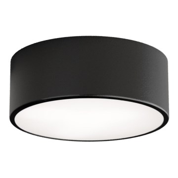 Iluminação de teto com sensor CLEO 1xE27/40W/230V d. 20 cm preto