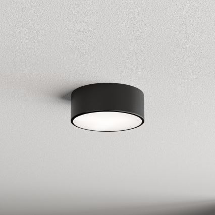 Iluminação de teto com sensor CLEO 1xE27/40W/230V d. 20 cm preto