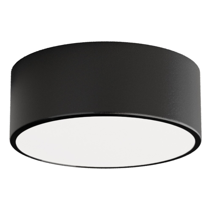 Iluminação de teto com sensor CLEO 1xE27/40W/230V d. 20 cm preto