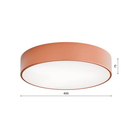 Iluminação de teto com sensor CLEO 3xE27/24W/230V d. 40 cm cobre