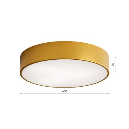 Iluminação de teto com sensor CLEO 3xE27/24W/230V d. 40 cm dourada