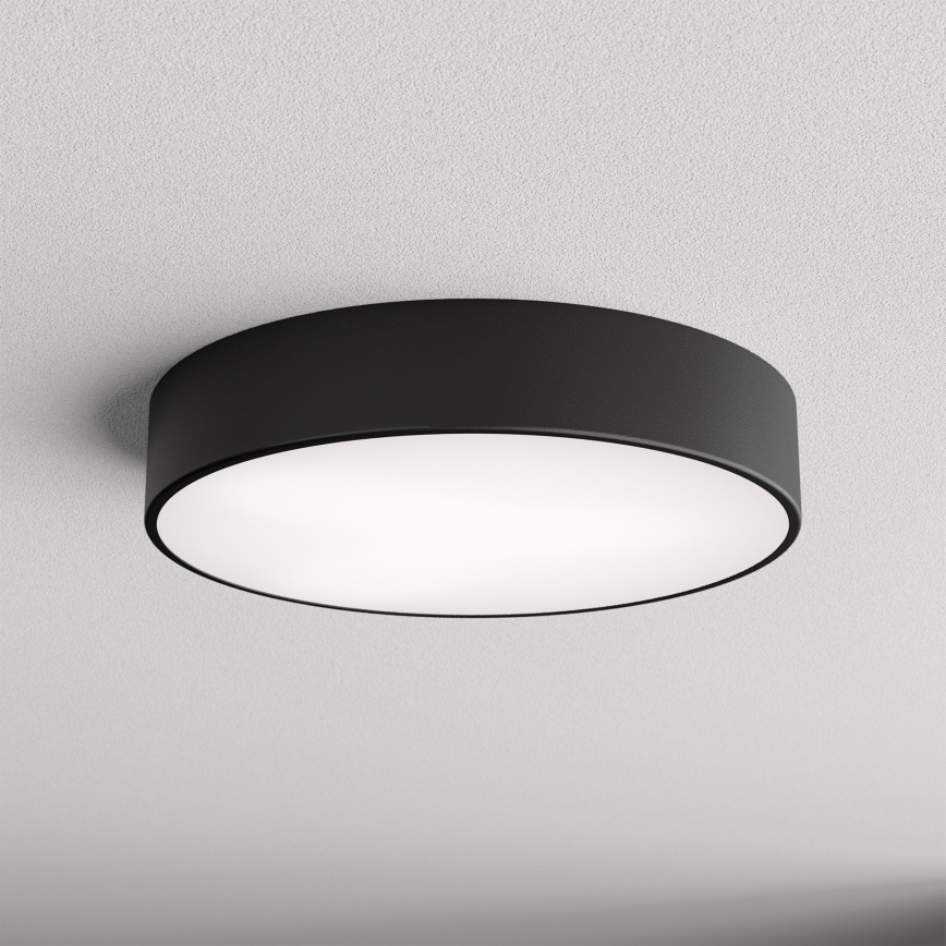 Iluminação de teto com sensor CLEO 3xE27/24W/230V d. 40 cm preta