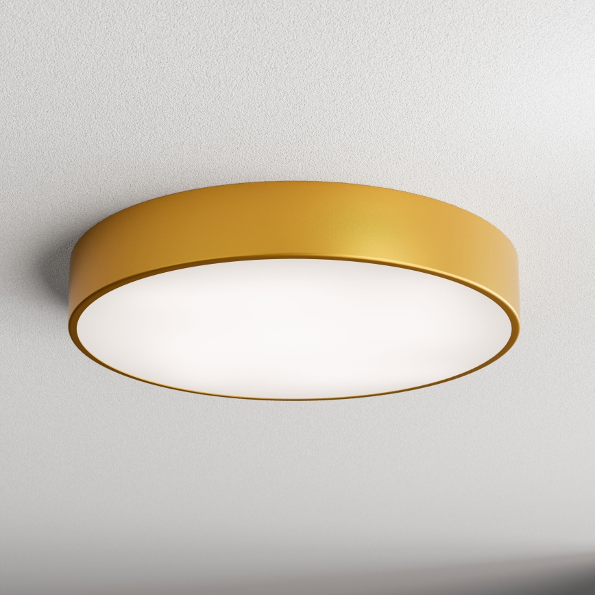 Iluminação de teto com sensor CLEO 4xE27/24W/230V d. 50 cm dourada