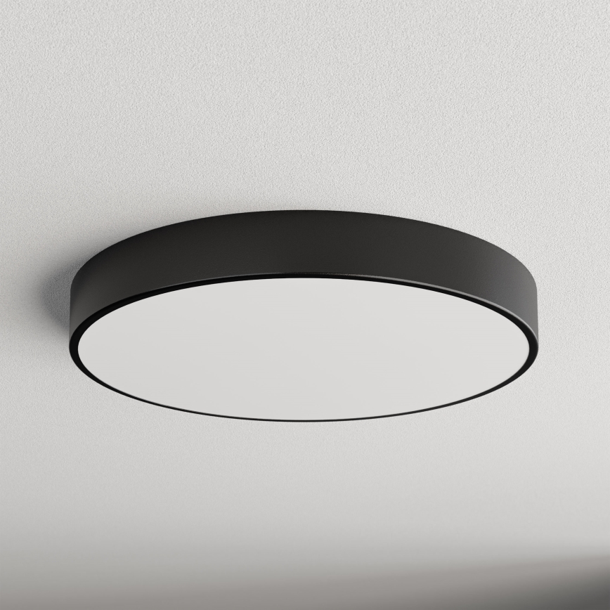 Iluminação de teto com sensor CLEO 5xE27/24W/230V d. 60 cm preta