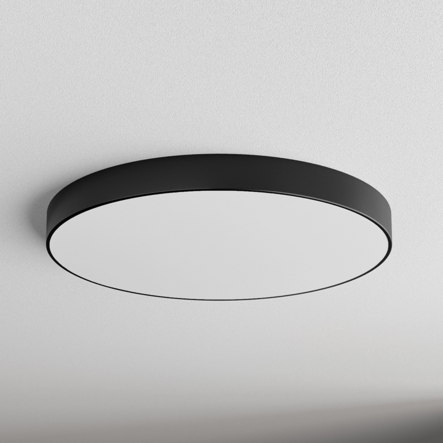 Iluminação de teto com sensor CLEO 6xE27/24W/230V d. 80 cm preta
