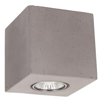 Iluminação de teto CONCRETEDREAM 1xGU10/6W/230V betão - certificado por FSC