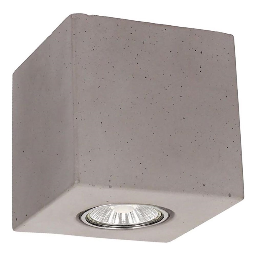 Iluminação de teto CONCRETEDREAM 1xGU10/6W/230V betão - certificado por FSC