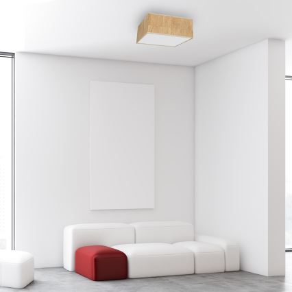 Iluminação de teto CORK 2xE27/60W/230V