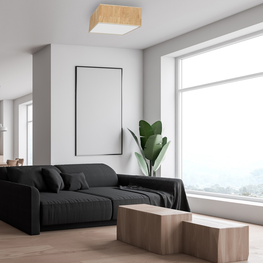 Iluminação de teto CORK 2xE27/60W/230V