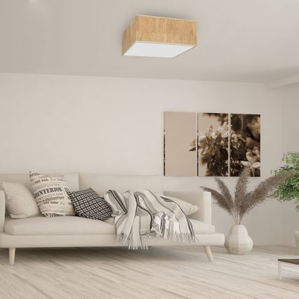 Iluminação de teto CORK 3xE27/60W/230V