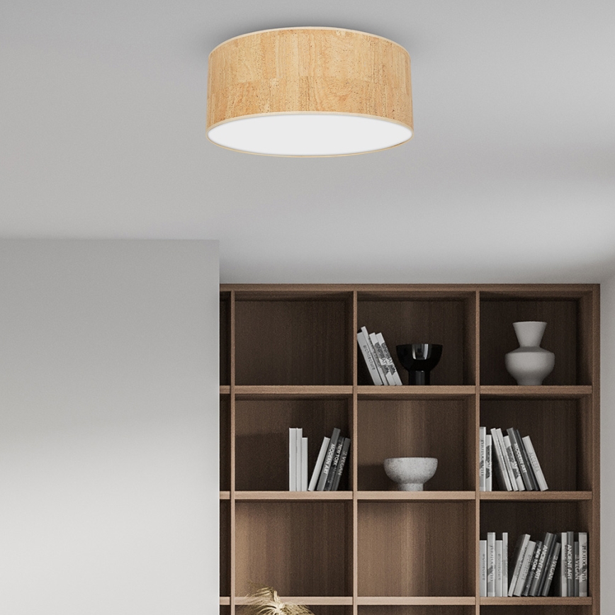 Iluminação de teto CORK 3xE27/60W/230V