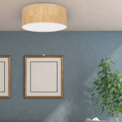 Iluminação de teto CORK 3xE27/60W/230V