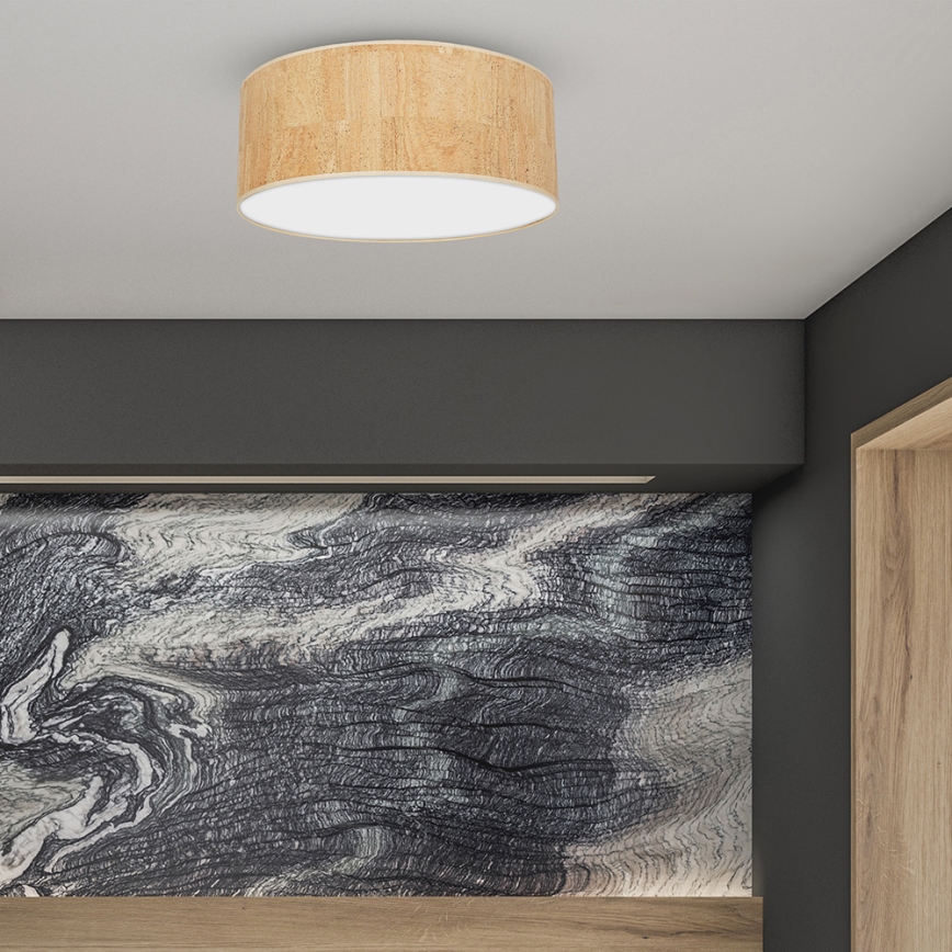 Iluminação de teto CORK 3xE27/60W/230V