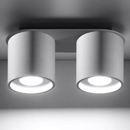 Iluminação de teto CREEP 2xGU10/25W/230V branco