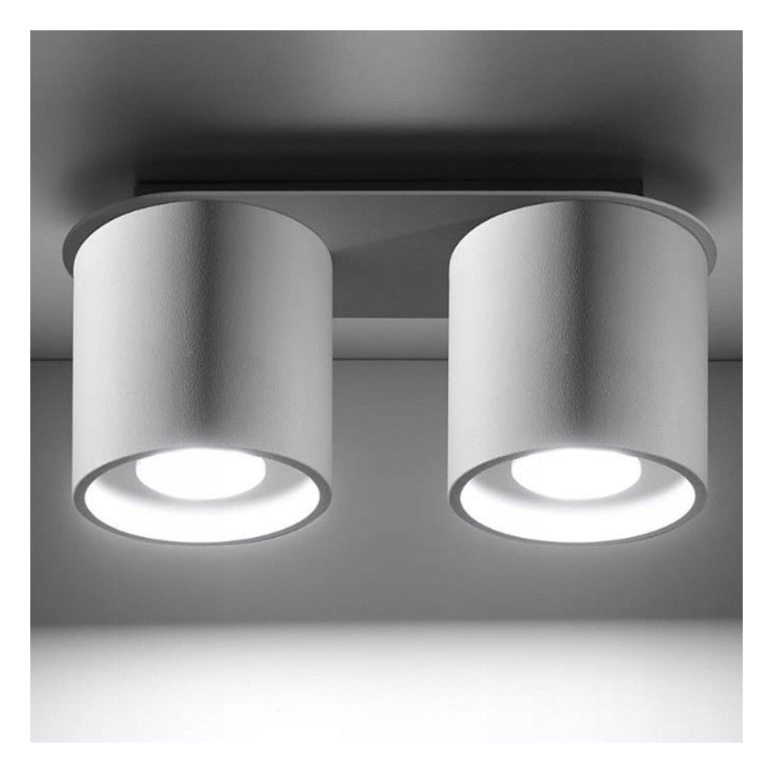 Iluminação de teto CREEP 2xGU10/25W/230V branco