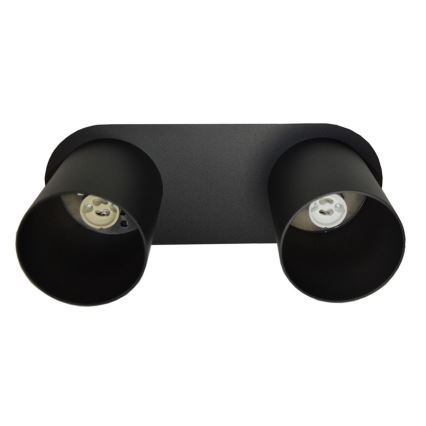 Iluminação de teto CREEP 2xGU10/25W/230V preto