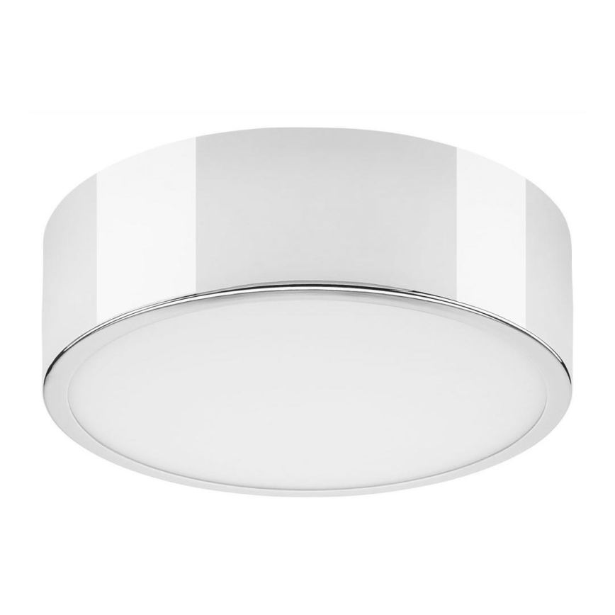 Iluminação de teto DANTE 1xE27/60W/230V diâmetro 26 cm cromado brilhante