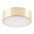 Iluminação de teto DANTE 1xE27/60W/230V diâmetro 26 cm dourado