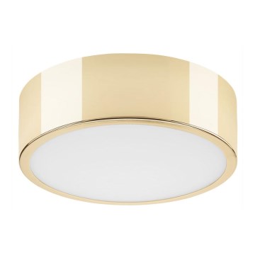 Iluminação de teto DANTE 1xE27/60W/230V diâmetro 26 cm dourado