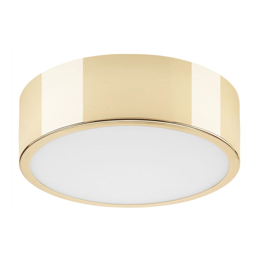 Iluminação de teto DANTE 1xE27/60W/230V diâmetro 26 cm dourado