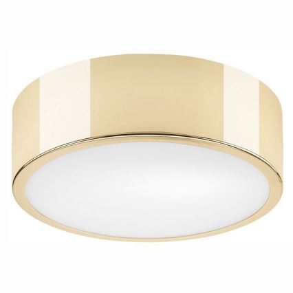 Iluminação de teto DANTE 1xE27/60W/230V diâmetro 26 cm dourado