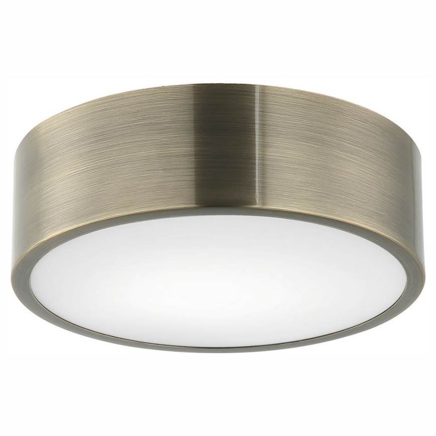 Iluminação de teto DANTE 1xE27/60W/230V diâmetro 26 cm pátina