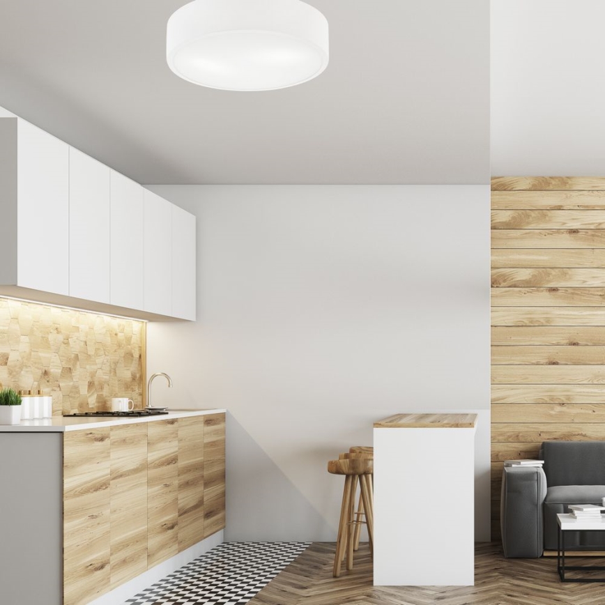 Iluminação de teto DANTE 2xE27/60W/230V diâmetro 36 cm branco