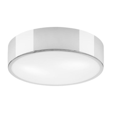 Iluminação de teto DANTE 2xE27/60W/230V diâmetro 36 cm cromado brilhante