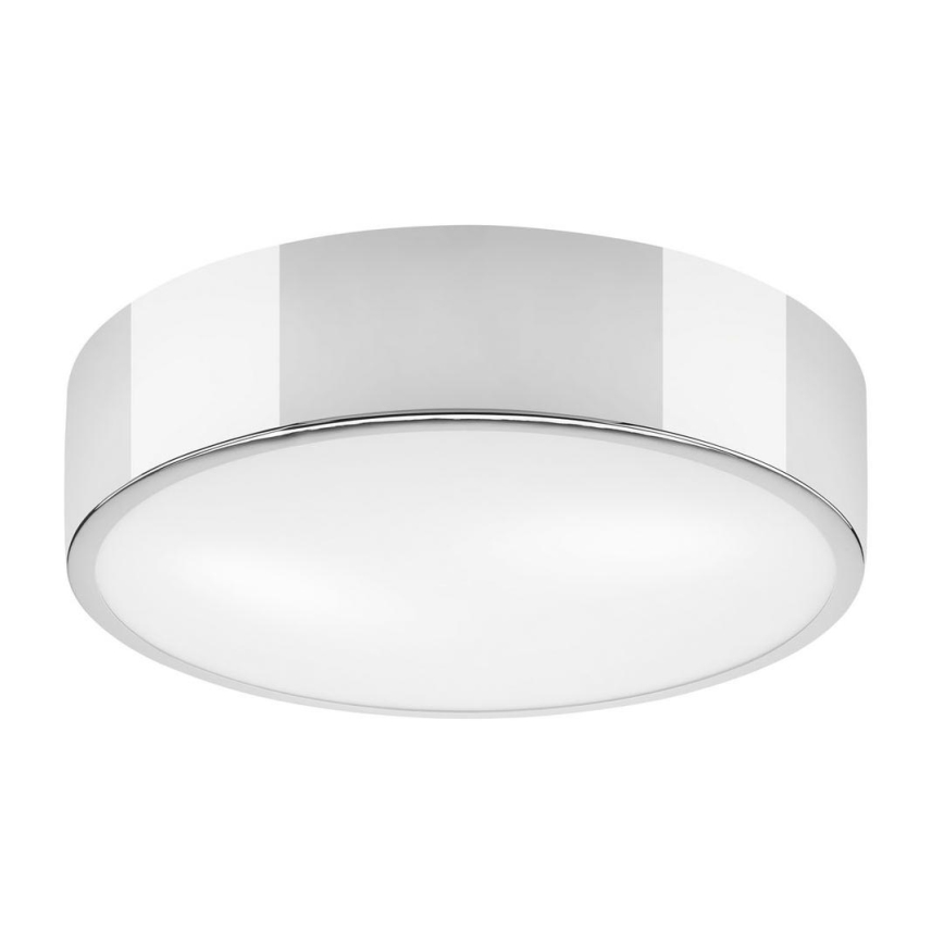 Iluminação de teto DANTE 2xE27/60W/230V diâmetro 36 cm cromado brilhante