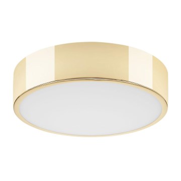 Iluminação de teto DANTE 2xE27/60W/230V diâmetro 36 cm dourado