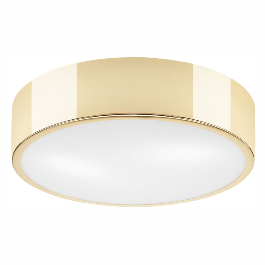 Iluminação de teto DANTE 2xE27/60W/230V diâmetro 36 cm dourado